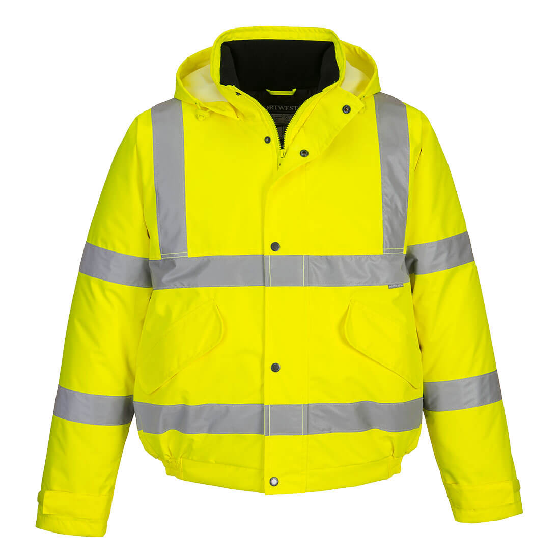 Yellow Hi-Vis Winter Bomber Jacket - XXL